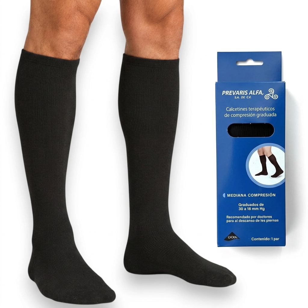 Calcetines terapéuticos para caballeros