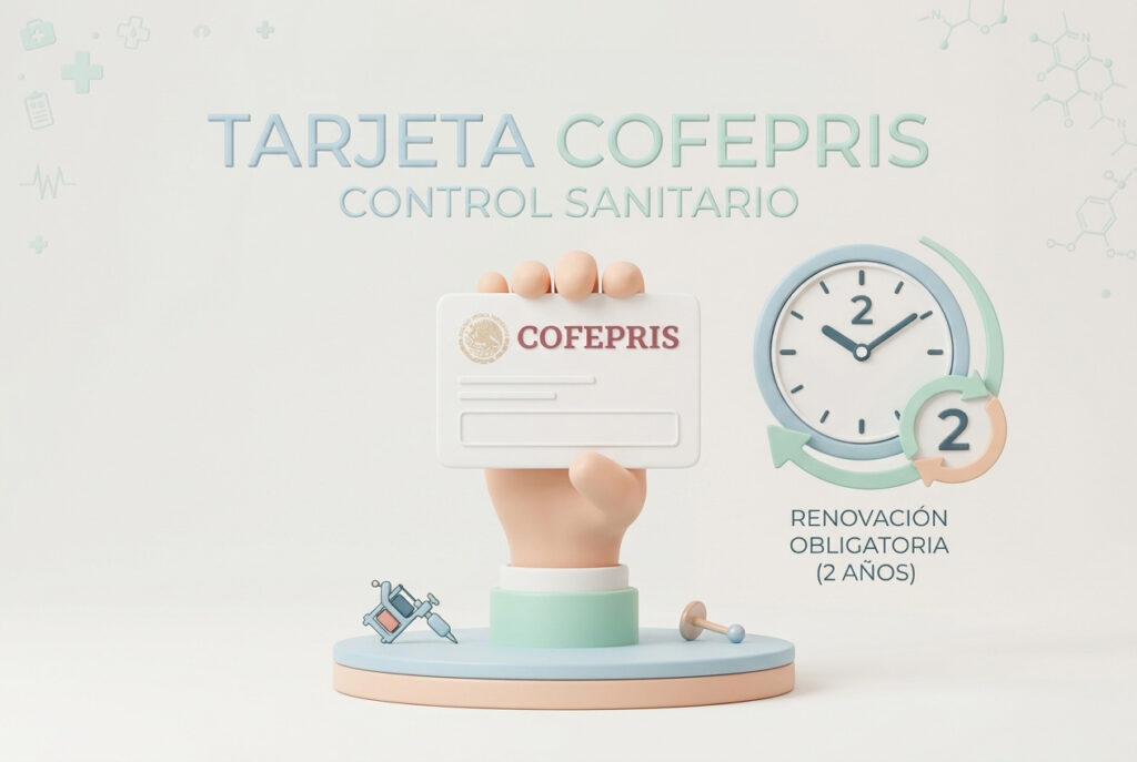 Tarjeta de Control Sanitario COFEPRIS-05-084: Guía de Renovación Legal